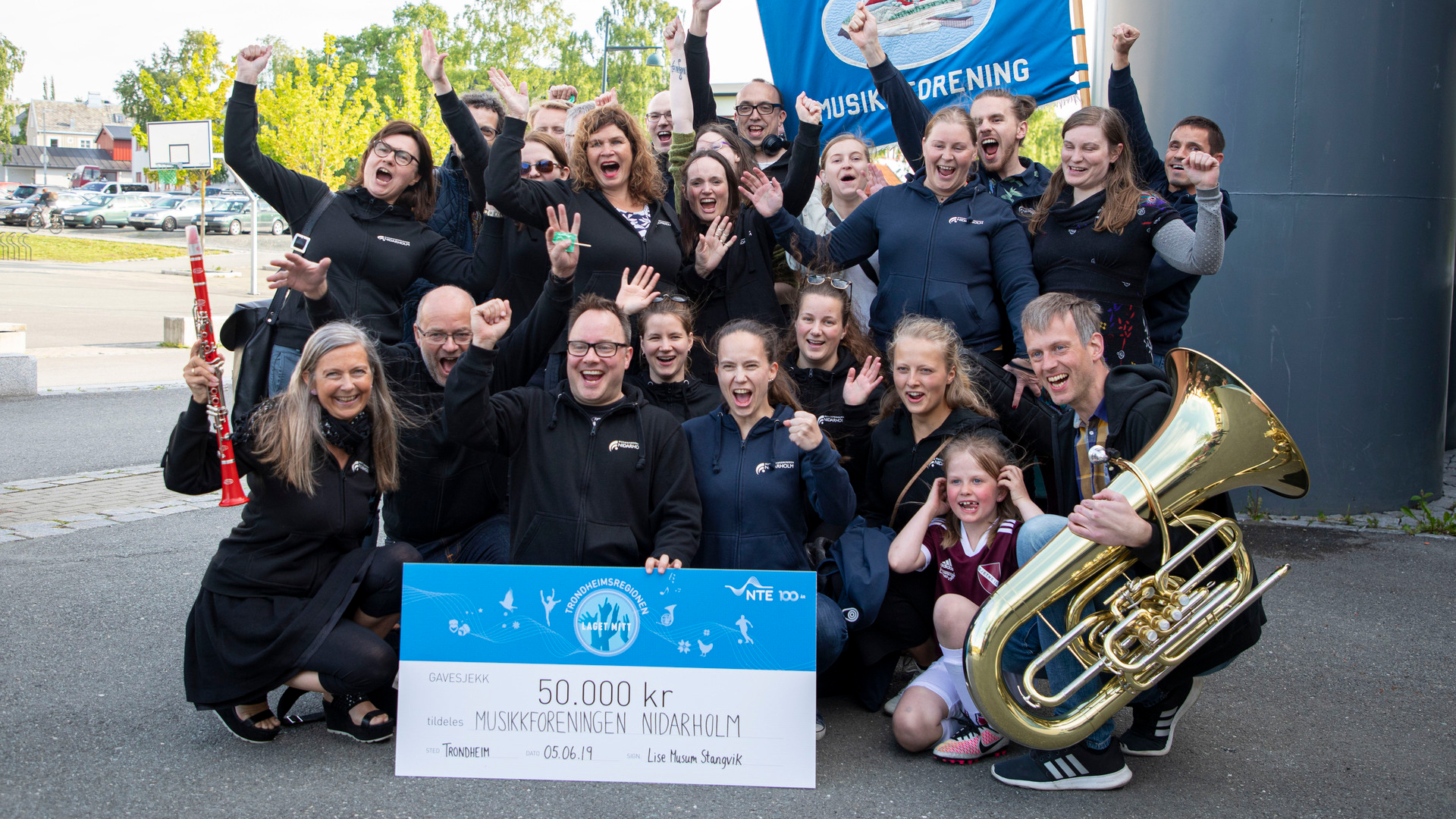 Nidarholm Musikkforening vant 50.000 kr i 2019